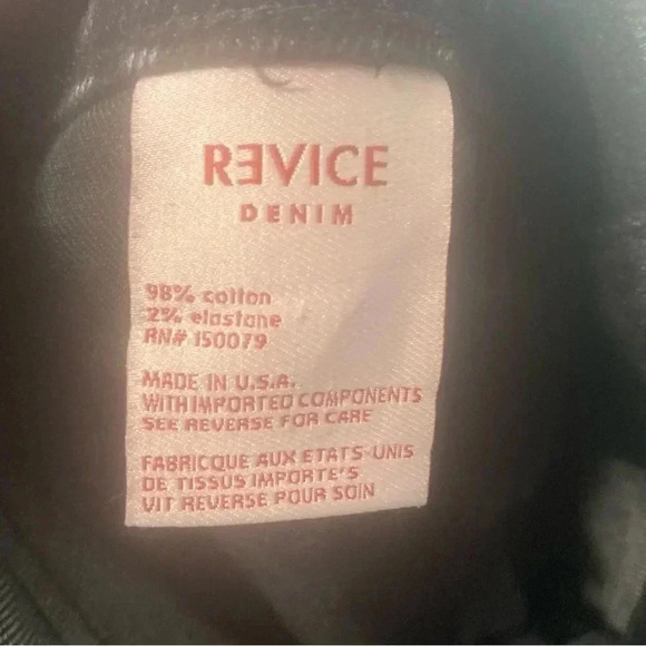 REVICE distressed destroyed black  skinny jeans - Picture 2 of 5